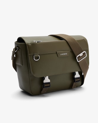 Ossian Flap Close Leather Satchel