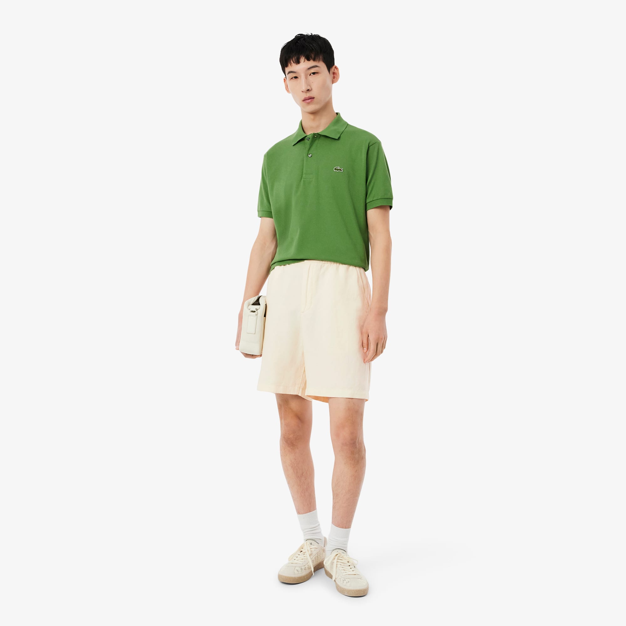 Regular Fit Linen Blend Twill Shorts - Shorts - New In 2026 | Lacoste