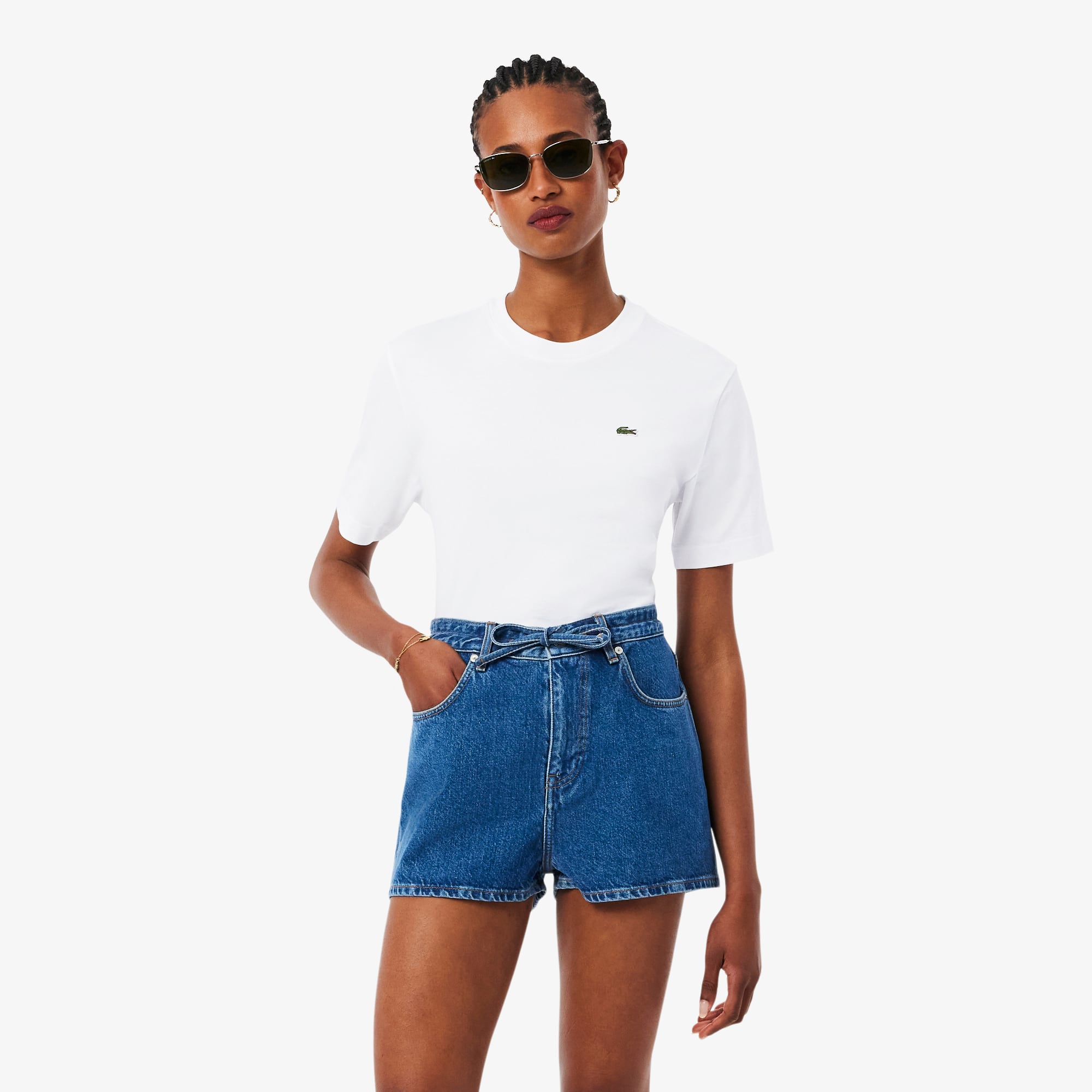 Relaxed Fit Soft Cotton T-shirt - Women's T-Shirts - New In 2026