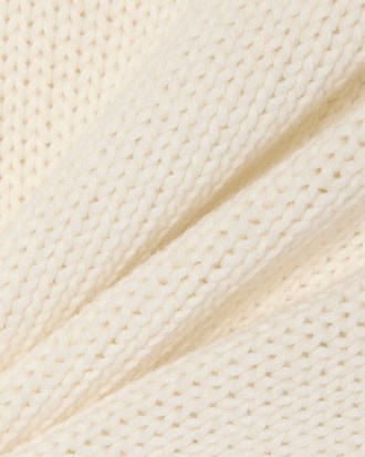 Cotton and Wool Crew Neck Sweater