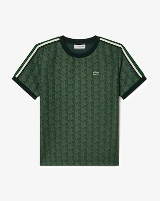 Slim Fit Monogram Jacquard T-shirt