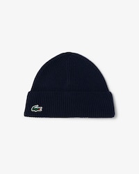Ribbed Knit Wool Golf Beanie