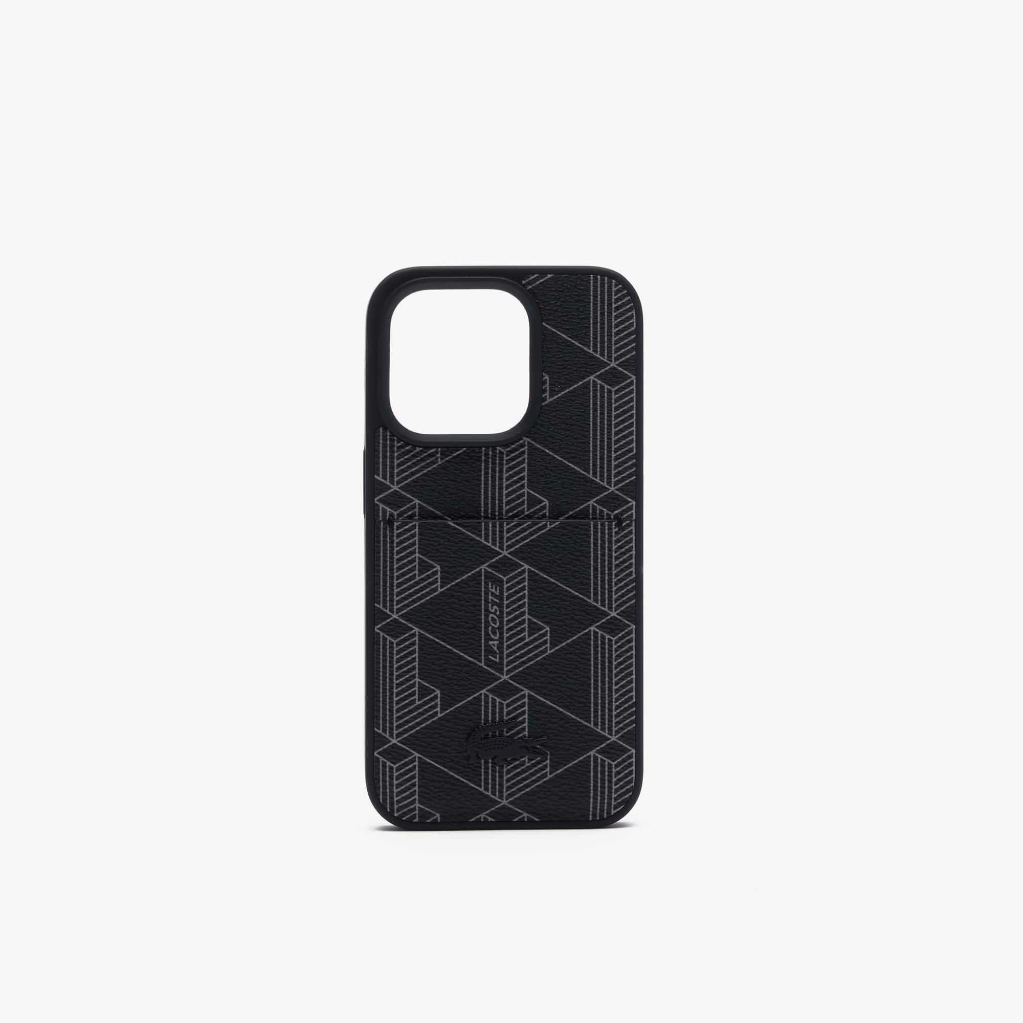 iPhone15 ケース LACOSTE Unisex iPhone 15 Pro Max Case with Embroidered Crocodile