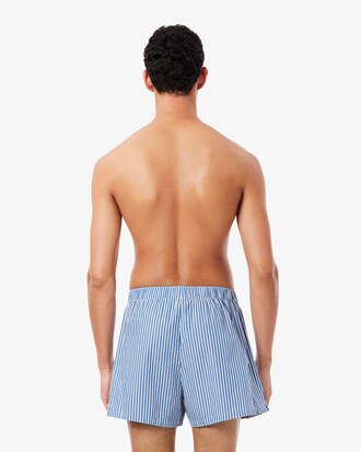 3-Pack Striped Cotton Poplin Boxers