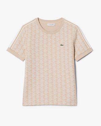 Slim Fit Monogram Jacquard T-shirt