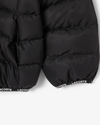 Unisex Fleece Lined Hooded Puffed Jacket