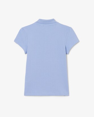 Scalloped Collar Piqu&eacute; Polo Shirt
