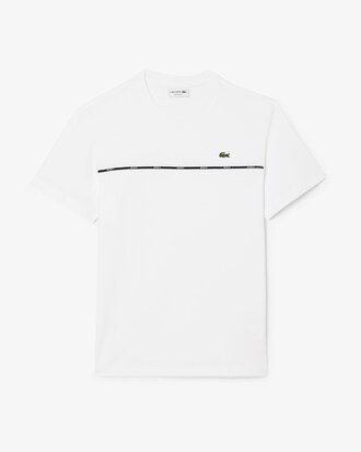 Lacoste Trim Cotton Jersey T-shirt