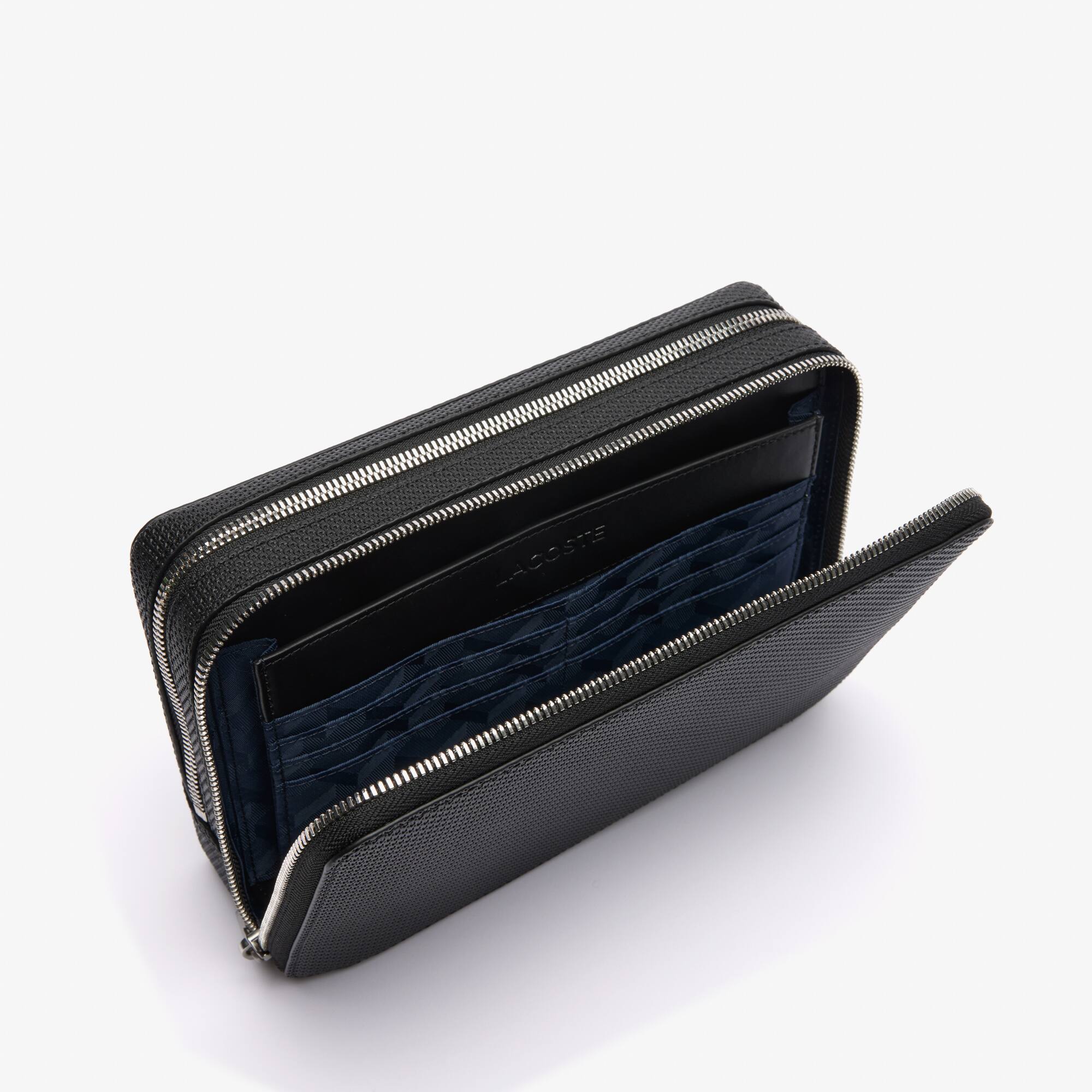 Chantaco Piqué Leather Zipped Pouch - Men's Wallets & Small