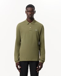 Classic Fit Long Sleeved L.12.12 Polo Shirt