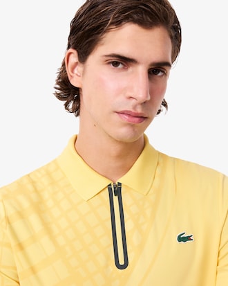 Ultra Dry Printed Slim Fit Tennis Polo Shirt