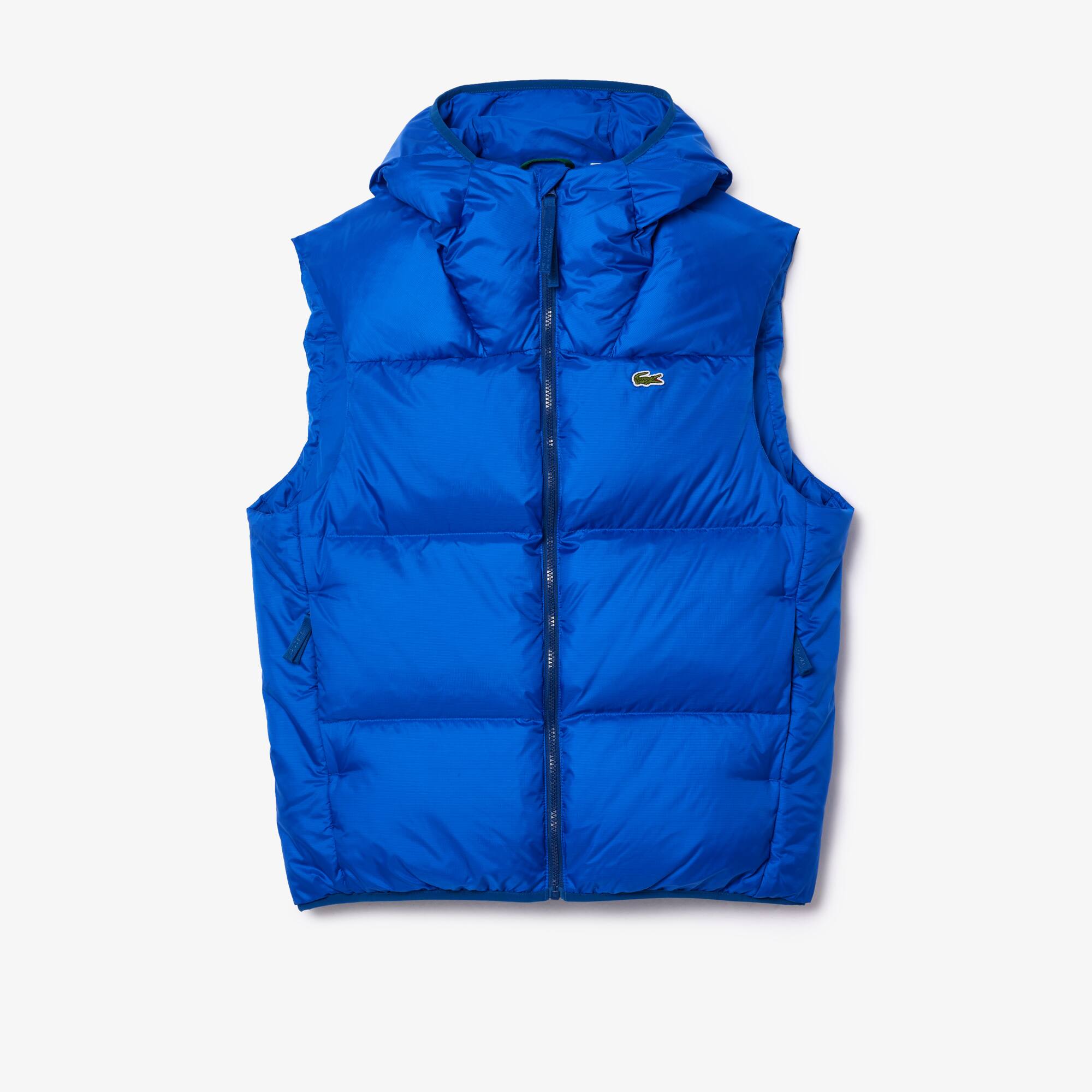 Water-Repellent Short Puffed Vest - Men's Jackets & Coats
