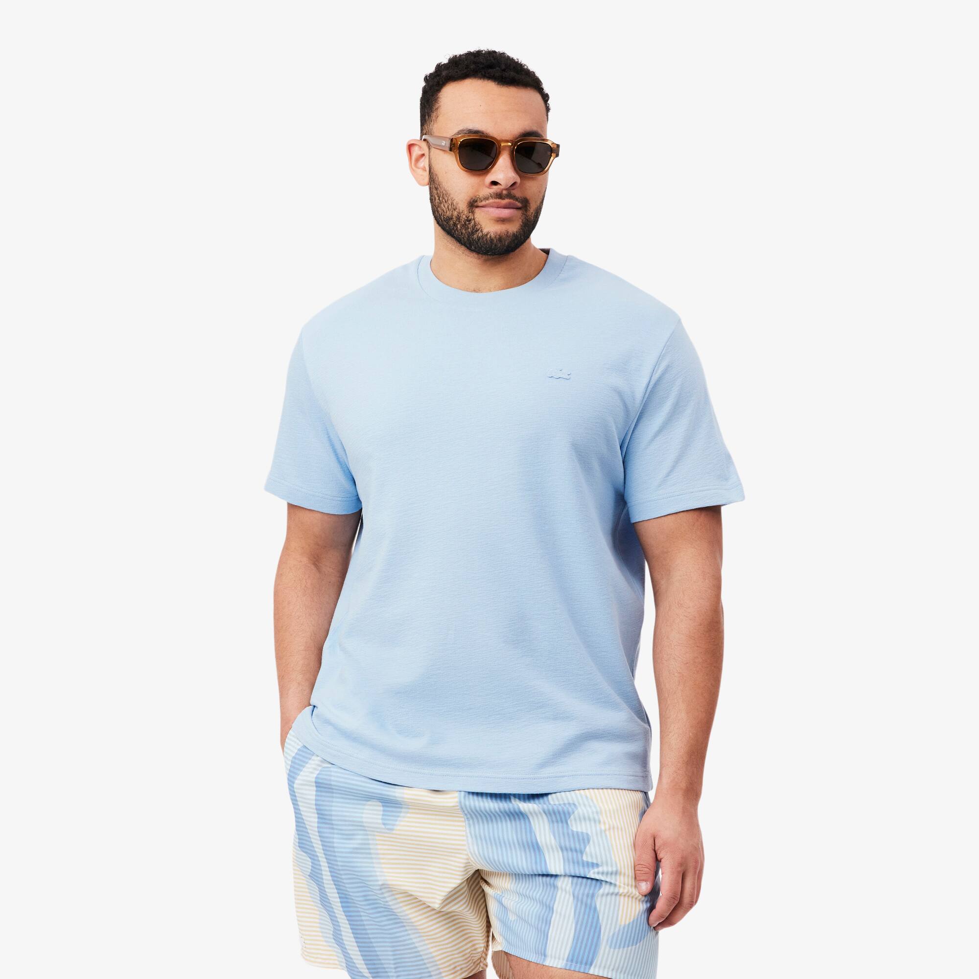 Textured Jersey T-shirt - Men's t-shirts - New In 2026 | Lacoste