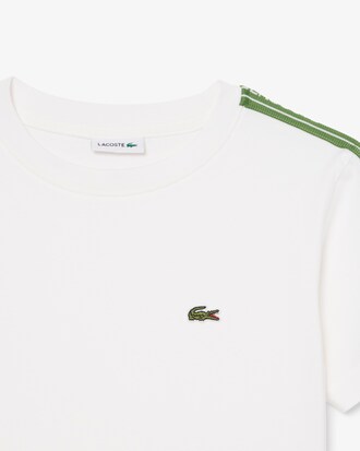 Logo Stripe Cotton T-shirt