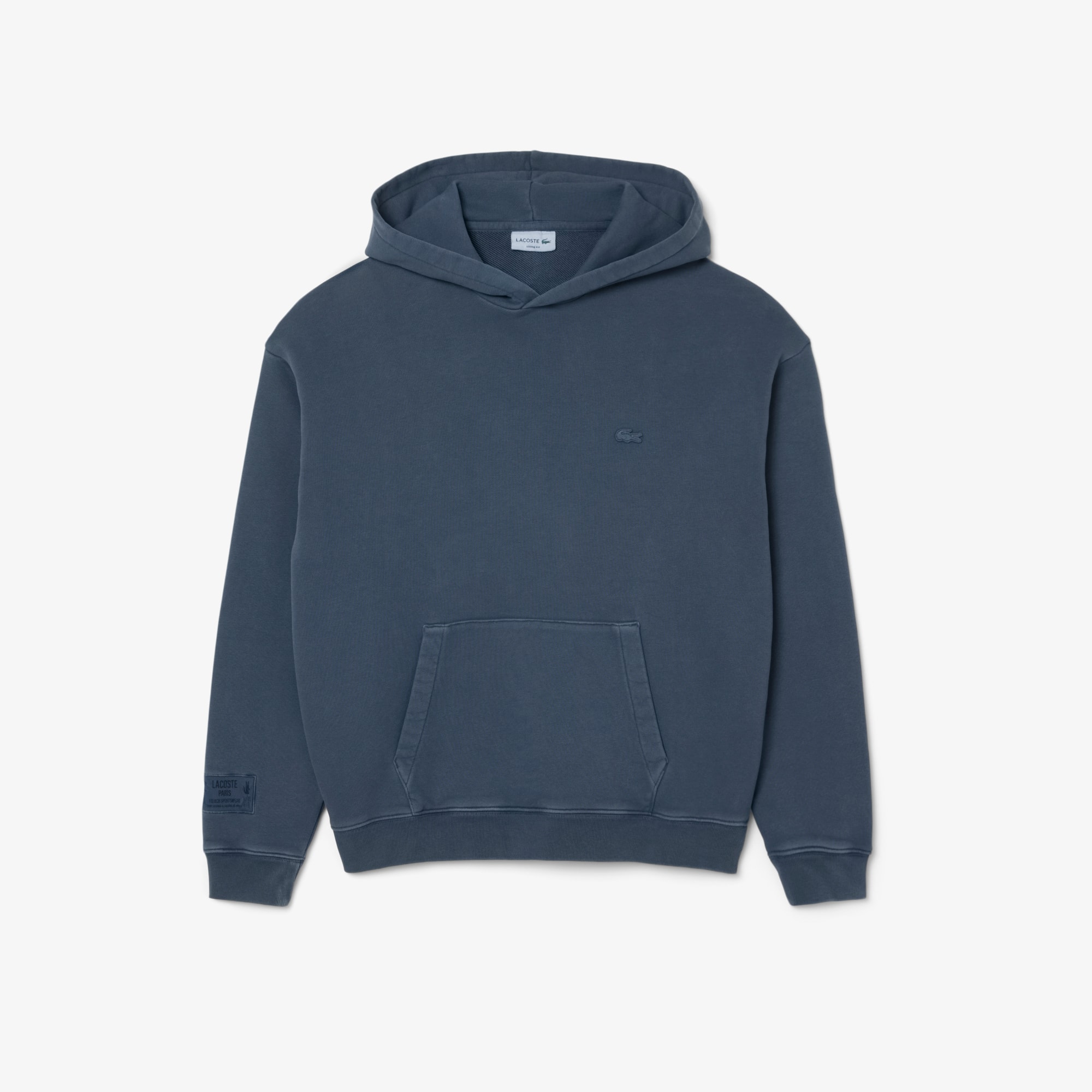 パーカー・フーディ LACOSTE Men Hoodies SH9905 C7Z Blue Washed Effect Hoodie - Men's Sweatshirts - New In 2025 | Lacoste