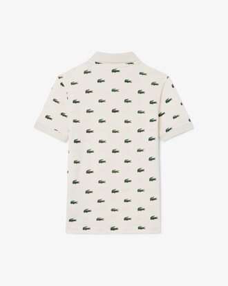 Printed Petit Piqu&eacute; Polo Shirt