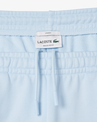 Printed cotton fleece shorts