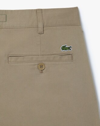Slim Fit Stretch Cotton Chino Shorts