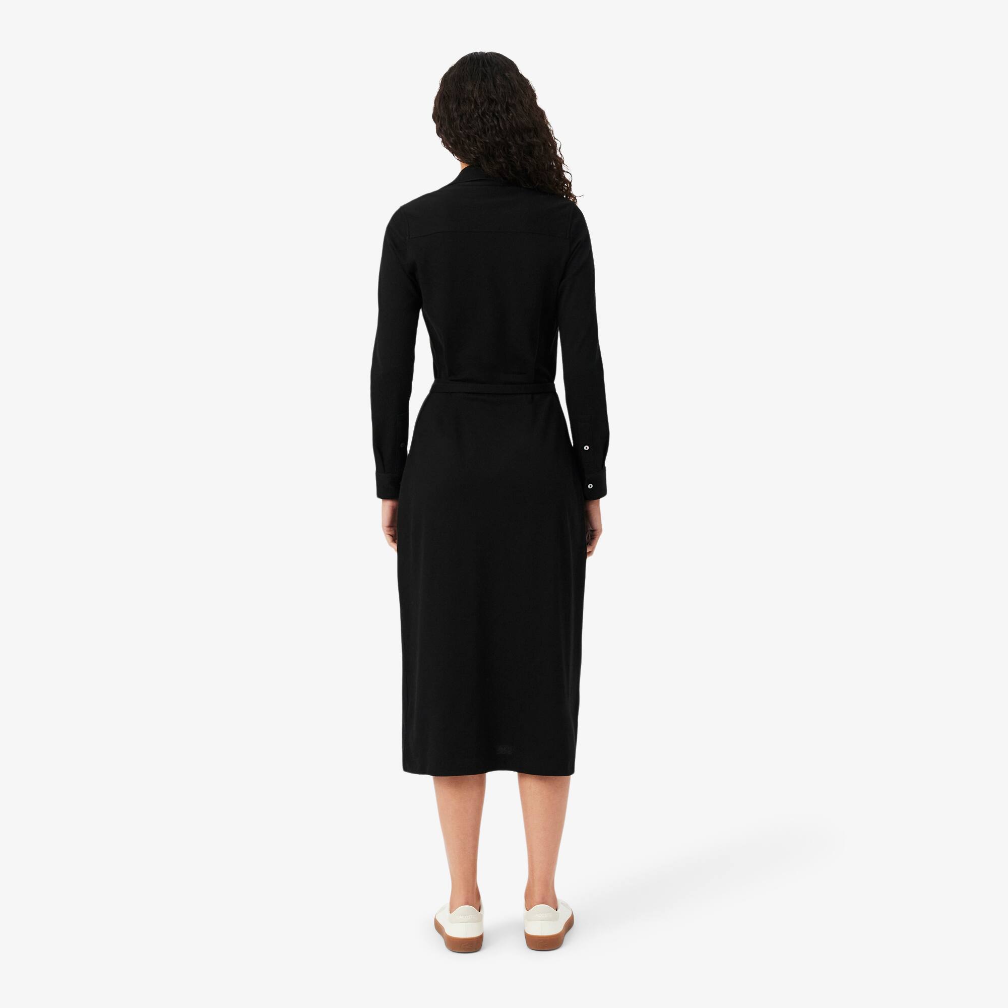 Stretch Mini Piqué Wrap Polo Dress - Women's dresses & skirts