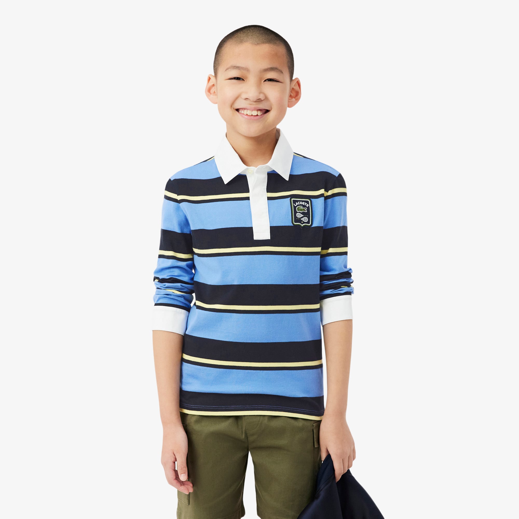 Striped Rugby Polo Shirt - Teen Boys' Polo Shirts (8-16 years