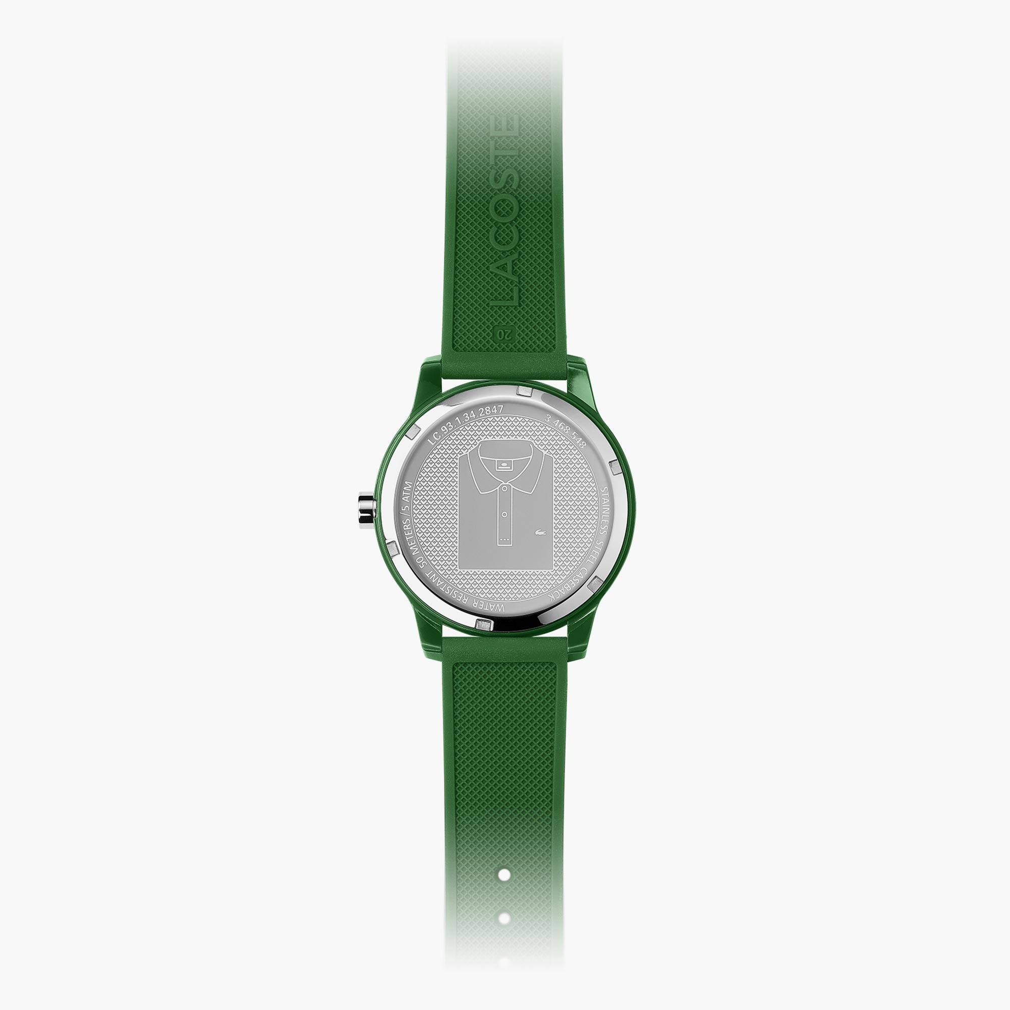 lacoste men's green watch