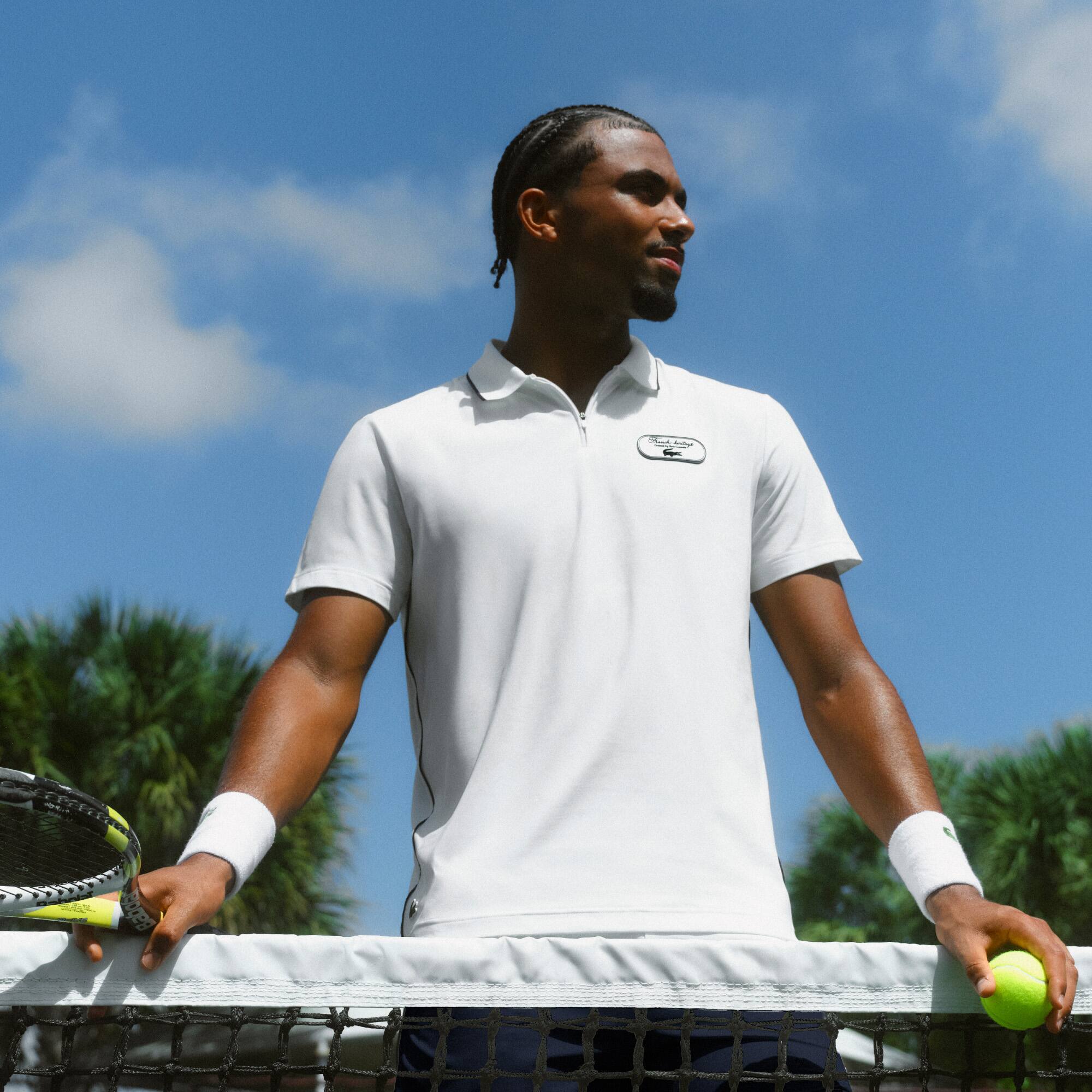 Ultra Dry Badge Accent Tennis Heritage Polo Shirt - Men's Short