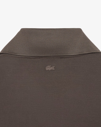 Runway Silk Piqu&eacute; Polo Collar Dress