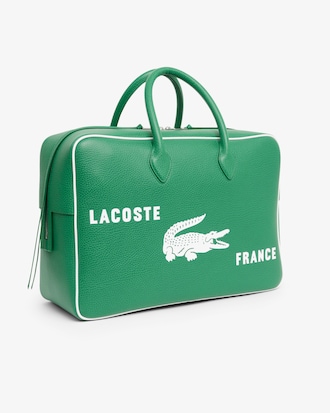 Runway Large Printed Leather Gym Bag