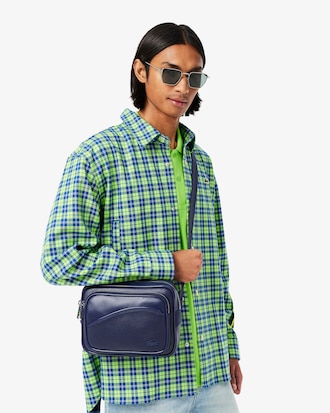 Angy Grain Leather Reporter Bag
