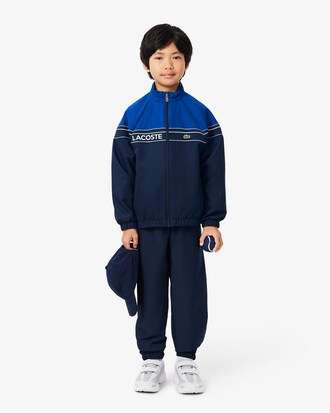 Diamond Taffeta Colour-Block Tracksuit