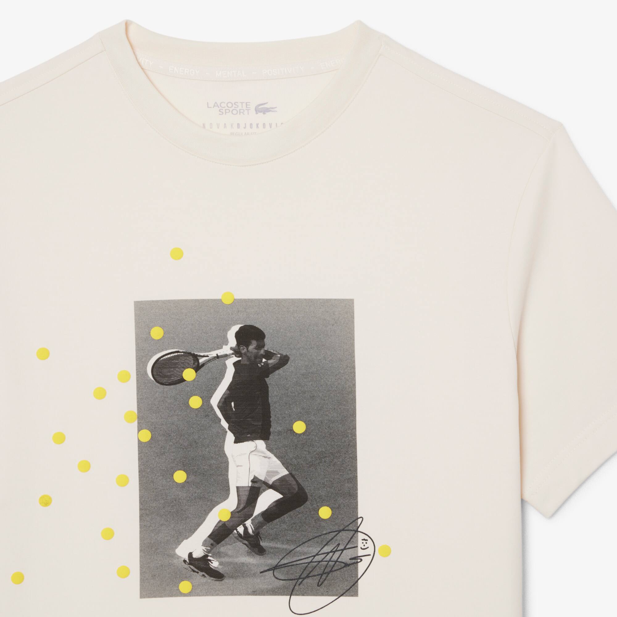 Lacoste Tennis x Novak Djokovic Graphic T-shirt - Men's t-shirts