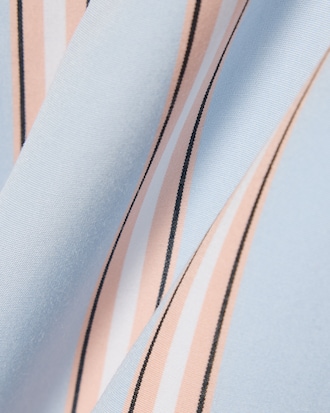 Striped Cotton Poplin Shorts