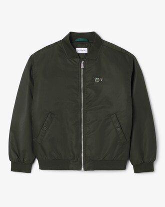 Nylon Colour-Block Bomber Jacket