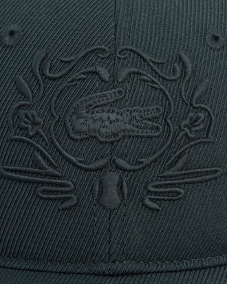 Embroidered Wool Blend Cap