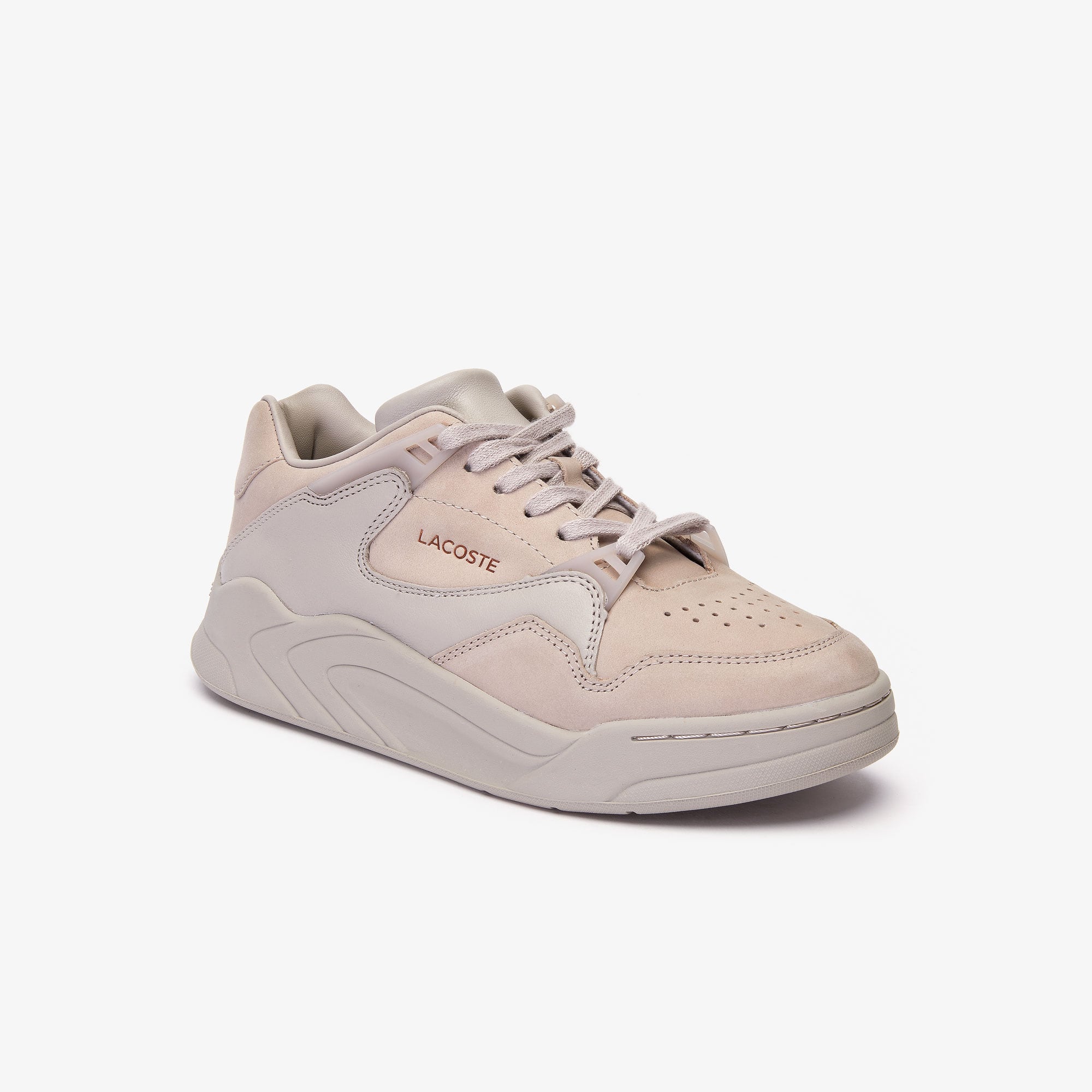 lacoste womens trainers pink