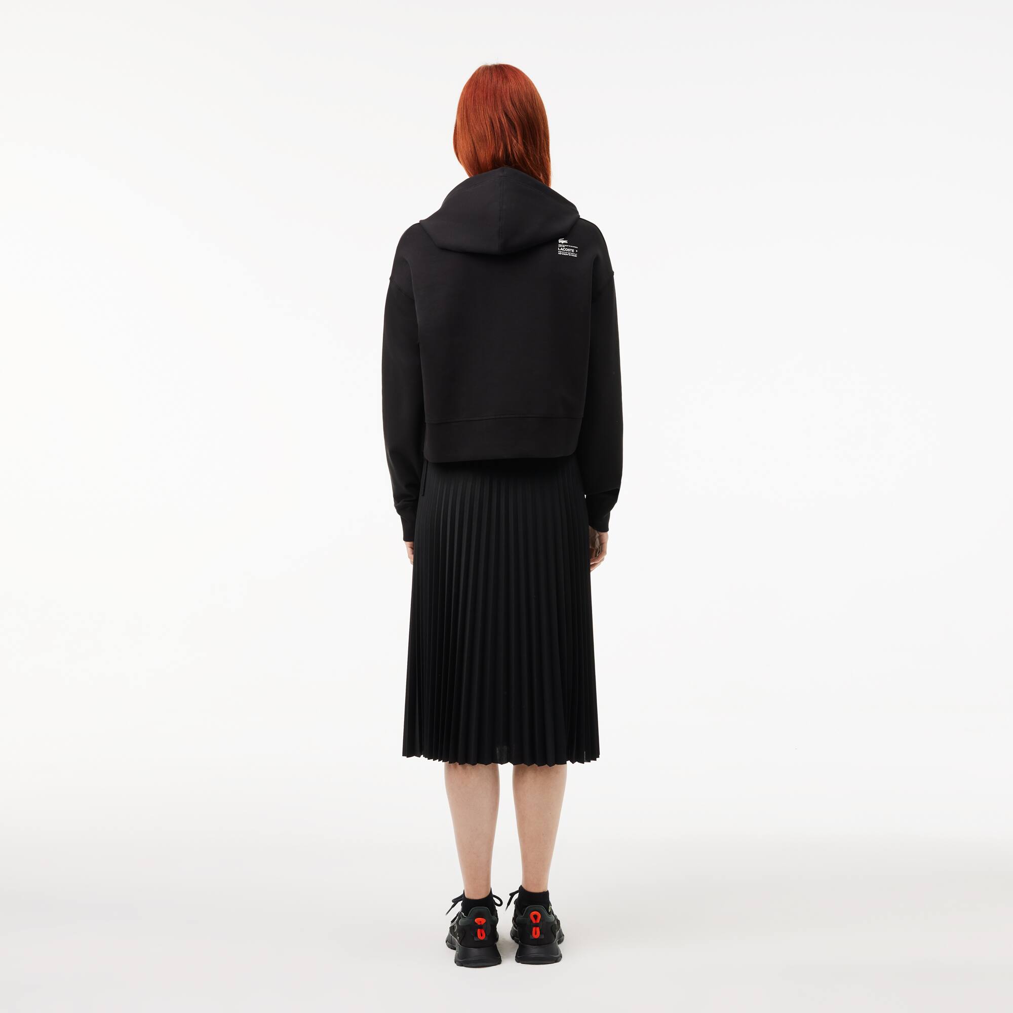 ★LACOSTE★ Women's New Gathered Skirt Black JF806E-55G031 JF8050_031_22.jpg