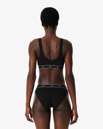 Stretch Cotton Triangle Bralette