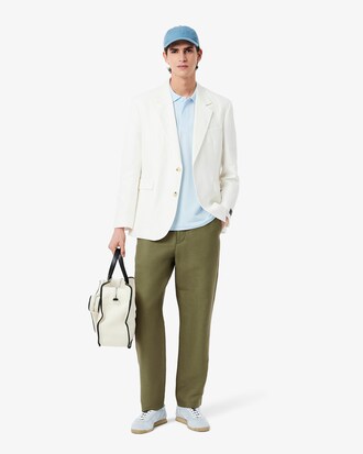 Regular Fit Linen Twill Pants