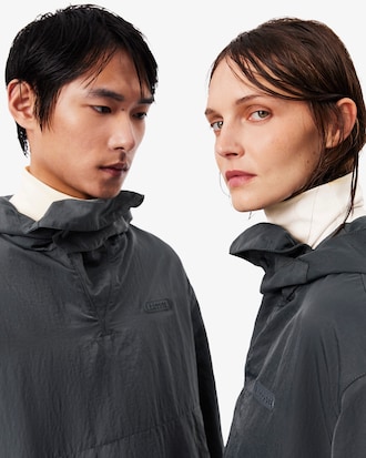 Runway Glossy Popover Jacket