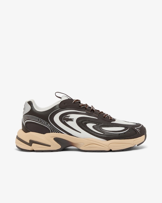 Dark Brown & Off White