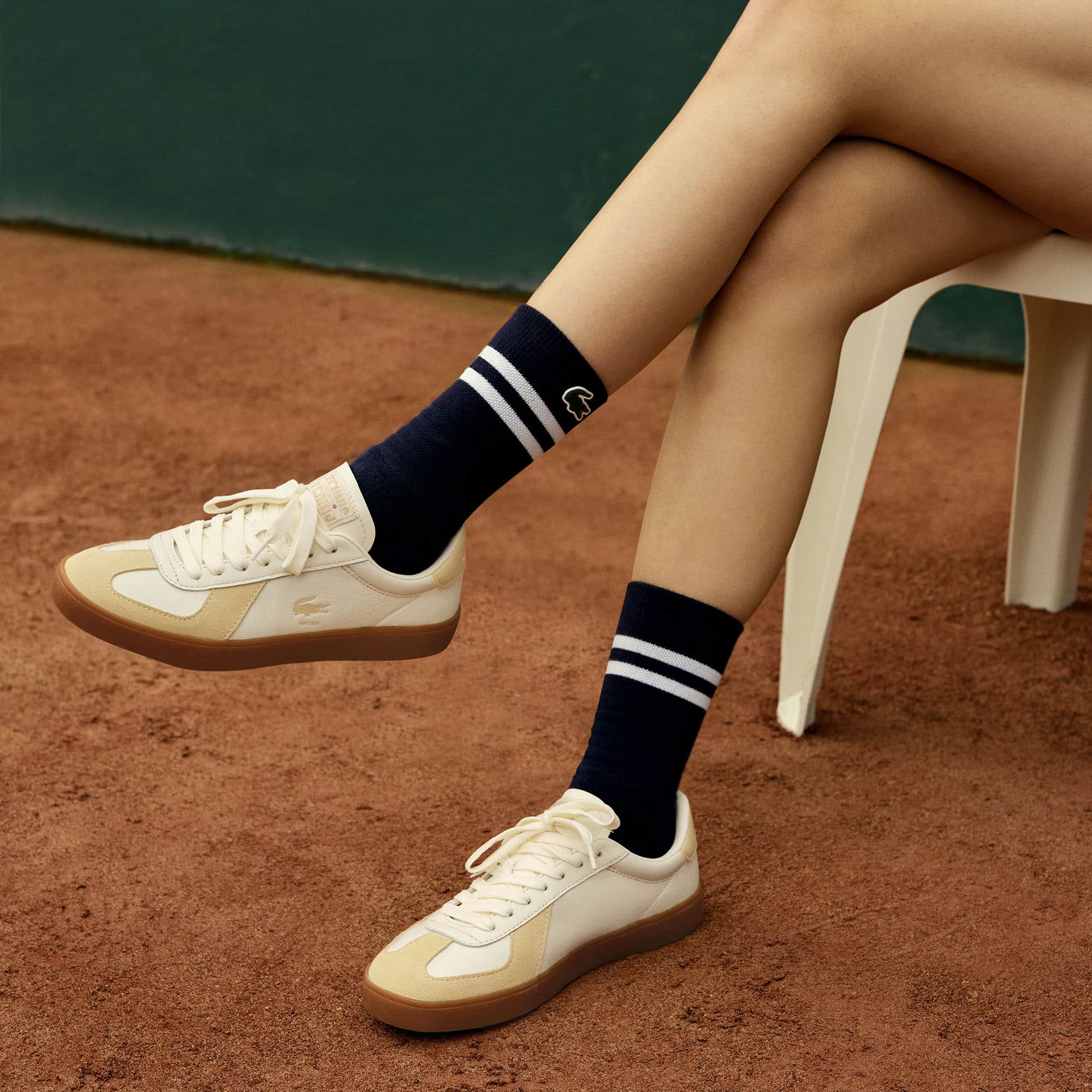 【LACOSTE】 ★ Women's Baseshot Pro Leather Sneakers ★ Women's Baseshot Pro Leather Sneakers - Women's trainers