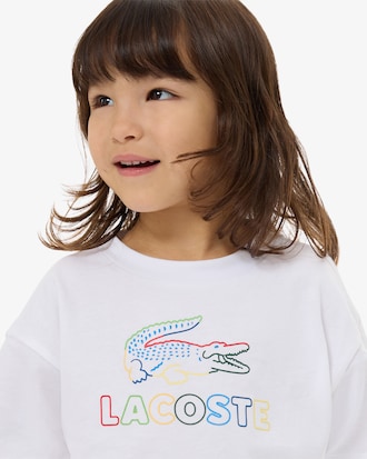 Oversized Print Cotton T-shirt   