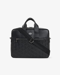 Monogram Leather Laptop Bag