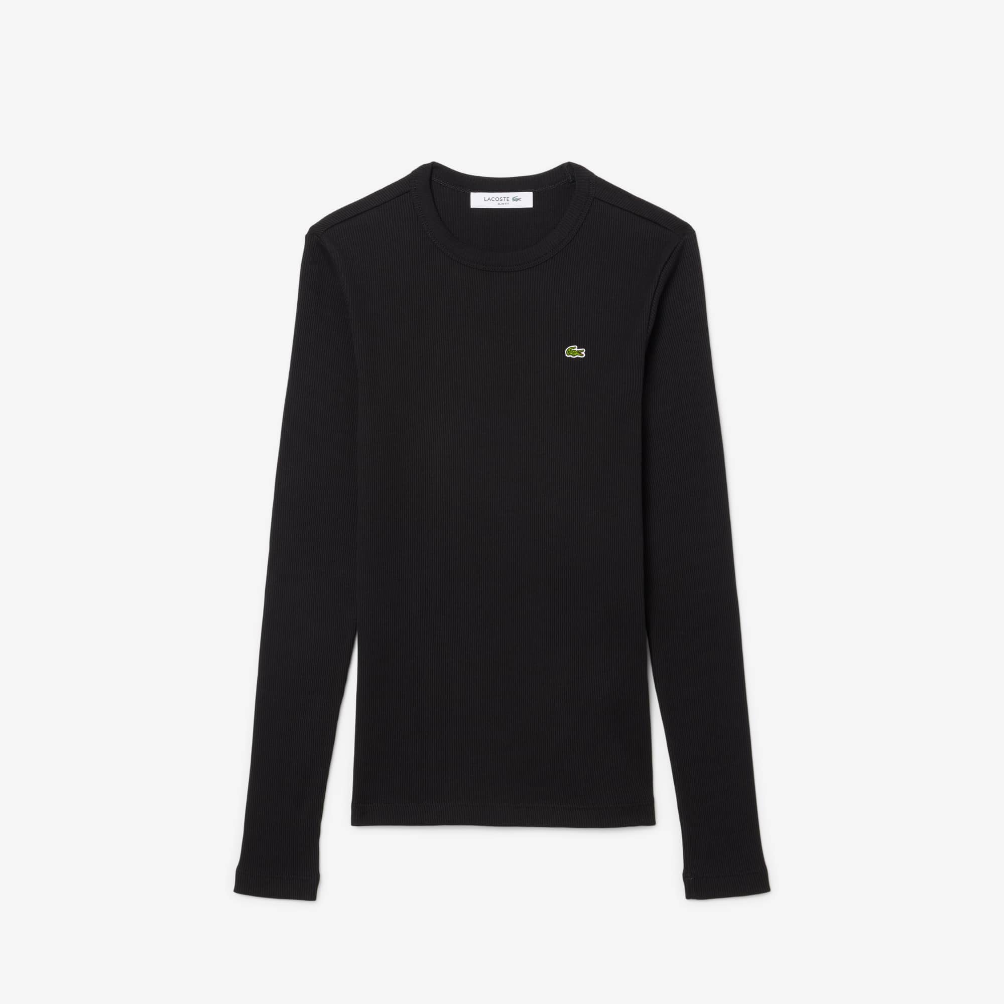 Tシャツ・カットソー ^LEATHERY^ Slim fit button layered long sleeve BLACK LRTS510 Riser Longsleeve Shungite Black – _J.L - A.L_