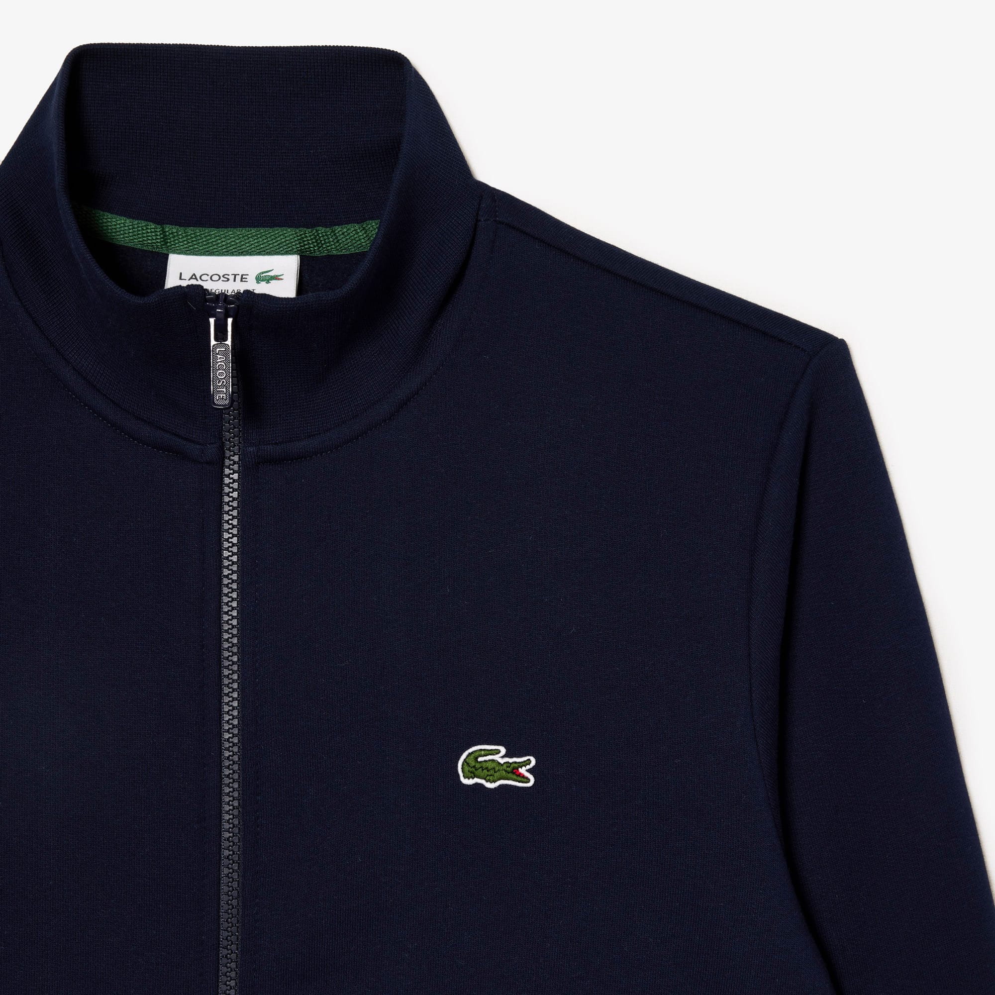 Zip-Up High Neck Fleece Sweatshirt - Men's Sweatshirts - New In
