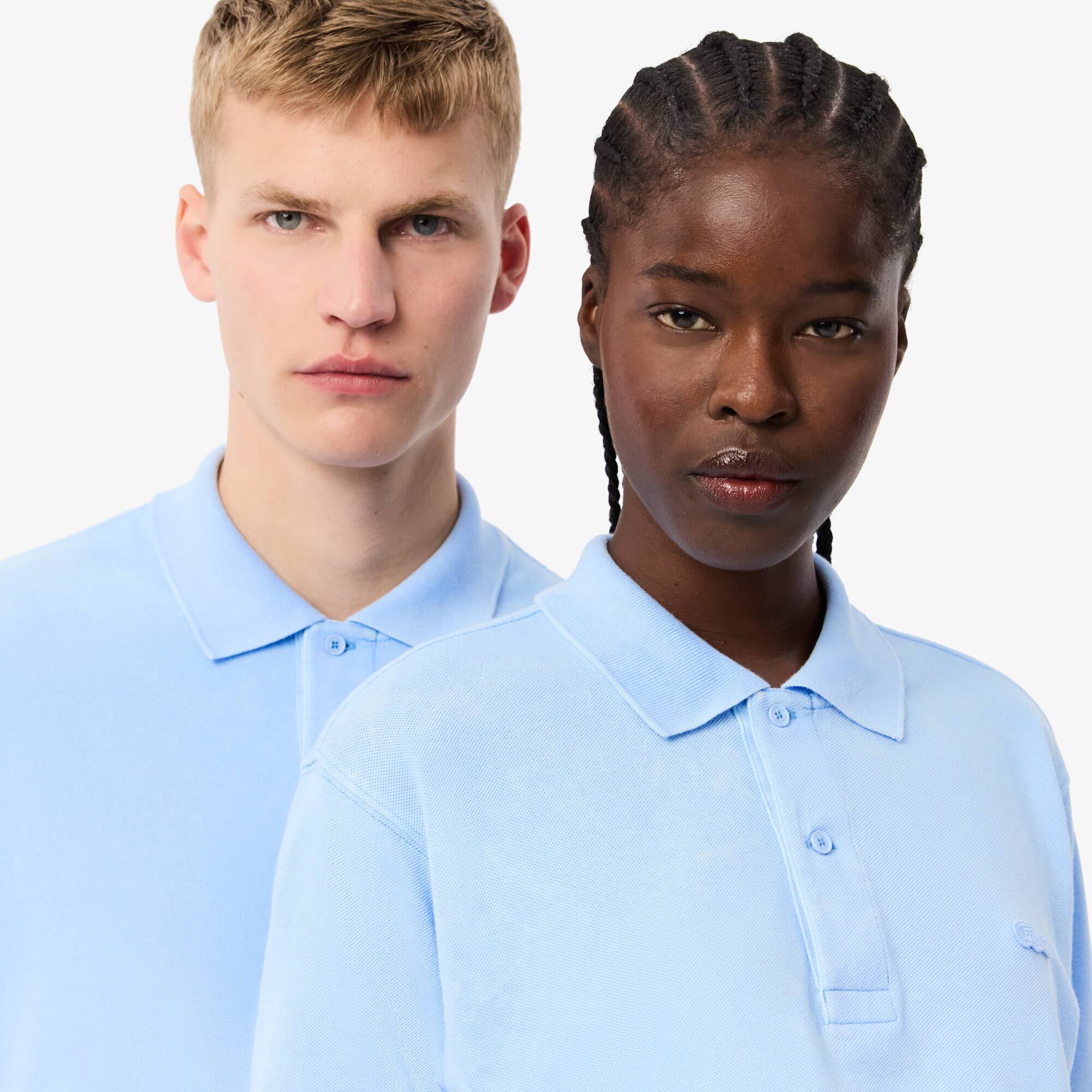 Classic Fit L.12.12 Washed Effect Polo Shirt - Men's Short