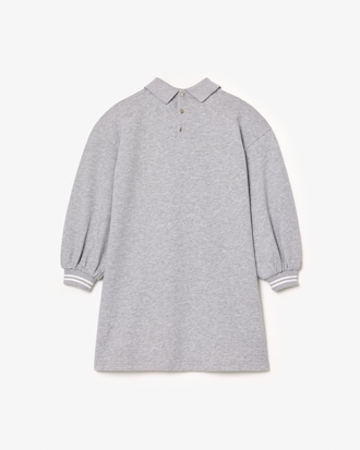 Flower Badge Fleece Dress