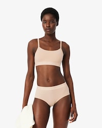 Stretch Cotton Logo Band Bralette