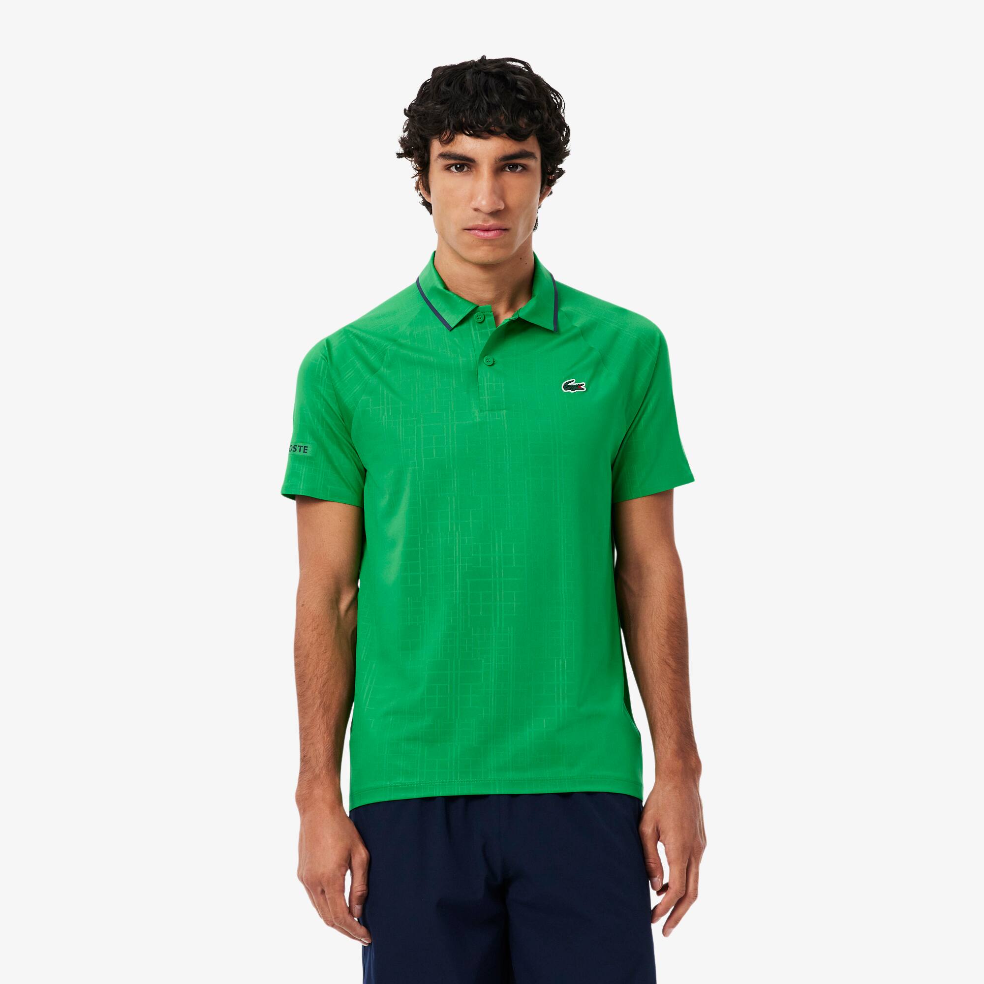 Lacoste Tennis x Novak Djokovic On Court Polo Shirt - Men's Short