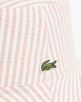 Striped Cotton Bucket Hat